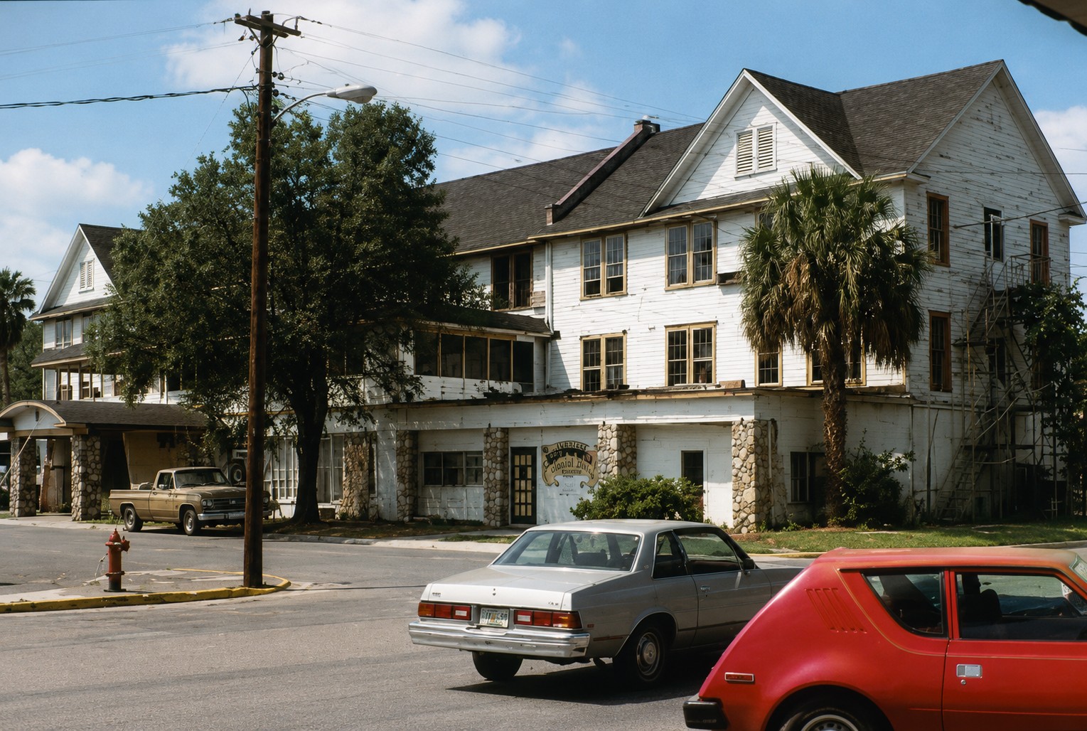 The hotel's transformation underway