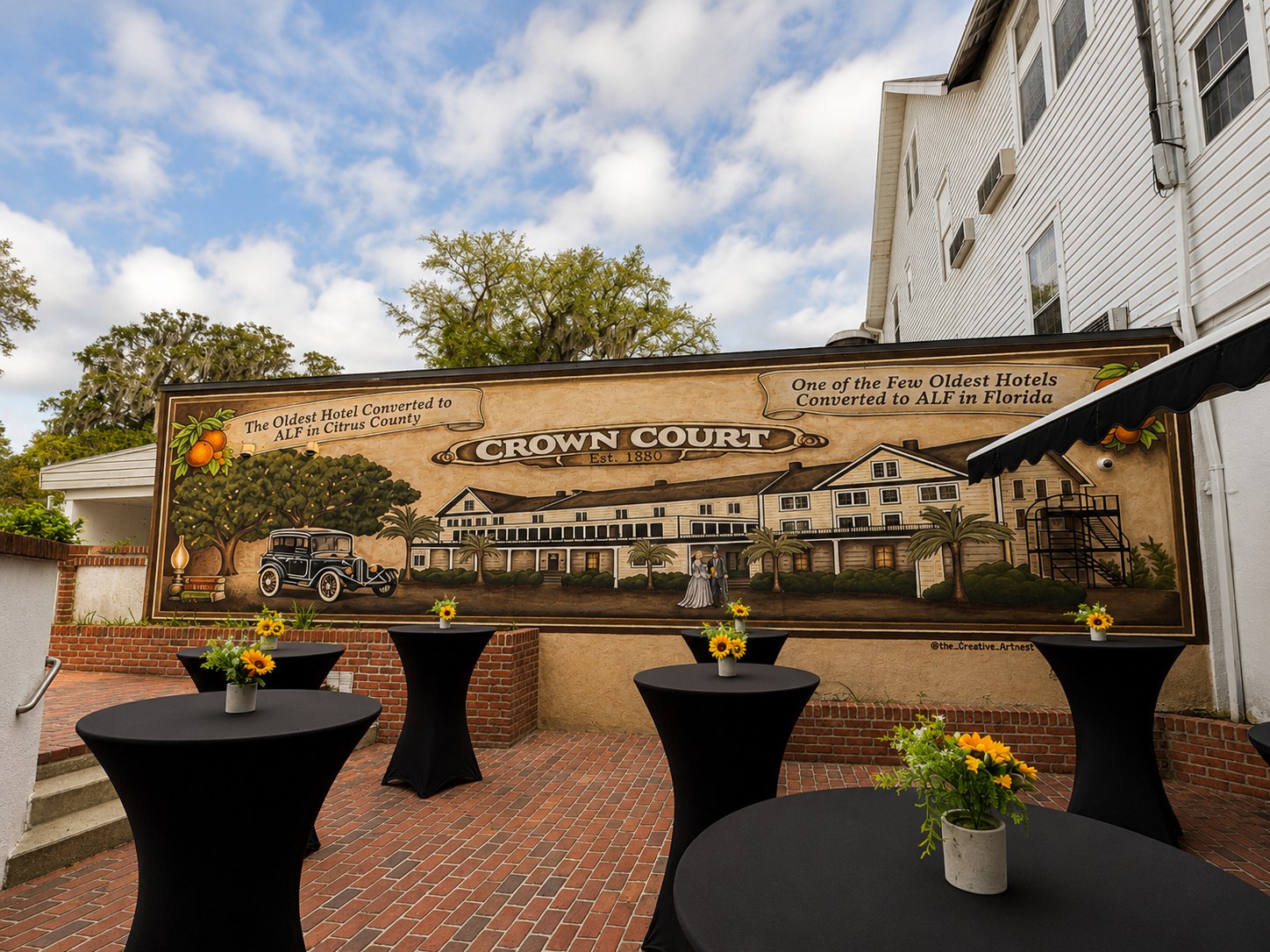 Crown Court mural