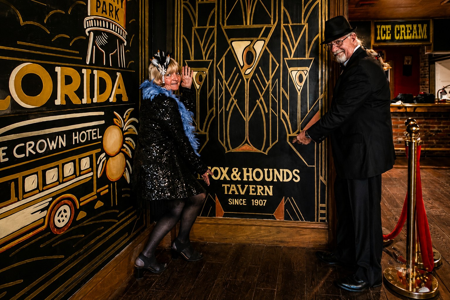 Roaring-Twenties night at the Fox & Hounds Tavern